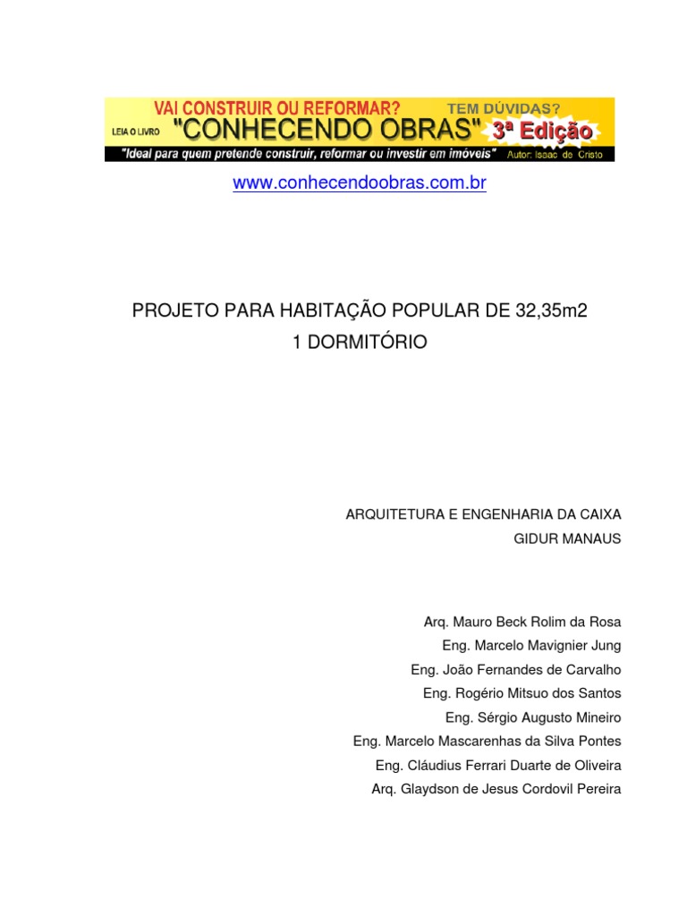 1 - Memorial - Descritivo - Arquitetônico | PDF