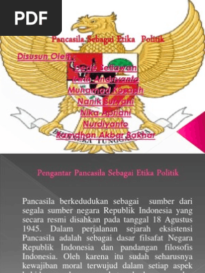 Pancasila Sebagai Etika Politik Slide