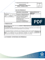 Guia de Aprendizaje Semana1 Costos y Presupuestos