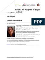 LP001_REDEFORLP_UNICAMP_2012_Histria Da Disciplina de Lngua Portuguesa No Brasil