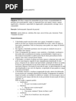 DINÂMICAS DE PLANEJAMENTO