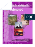 Buku PDRB Kota Semarang 2010