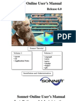 Sonnet Online User's Manual: Release 6.0