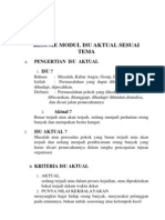 Resume Modul Isu Aktual Sesuai Tema