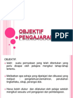 Objektif Pengajaran