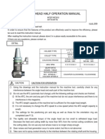 Angle Head Half Operation Manual