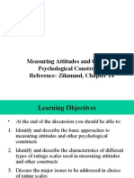 Measuring Attitudes and Psychological Constructs