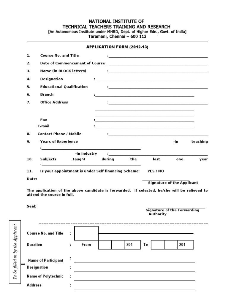 National Institute of Technical Teachers Training and Research | PDF