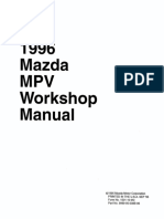 1996 Mazda MPV Workshop Manual - 1501-10-95i