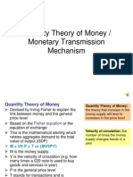 Demand Supply Theory of Money