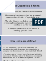 Physical Quantities & Units