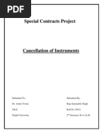 Download Cancellation of Instruments  by Raja Sanmanbir Singh SN132403255 doc pdf