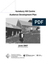 The Hunsbury Hill Centre Audience Development Plan