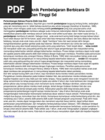 Download MetodeDanTeknikPembelajaranBerbicaraDiKelasRendahDanTinggiSdbyShofiaWulandariSN132413170 doc pdf