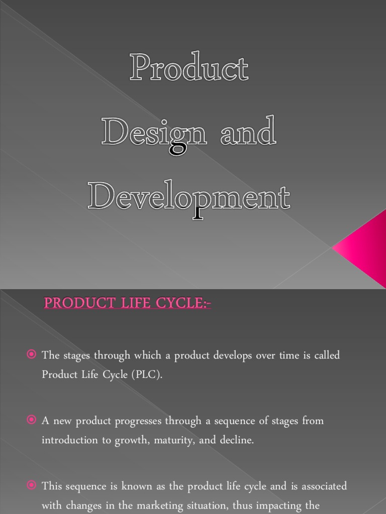 Product Design and Development | PDF | New Product Development ...
