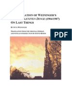 Otto Weininger - ON LAST THINGS.pdf