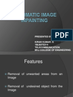 Image Inpainting Techniques Using Java