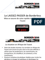 Le laisser-passer de Borderless