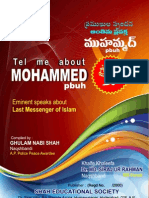 Tell Me About Mohammed Pbuh in English and Telugu