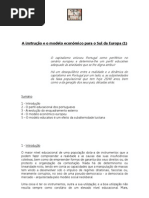 A instrução e o modelo económico para o Sul da Europa (1)