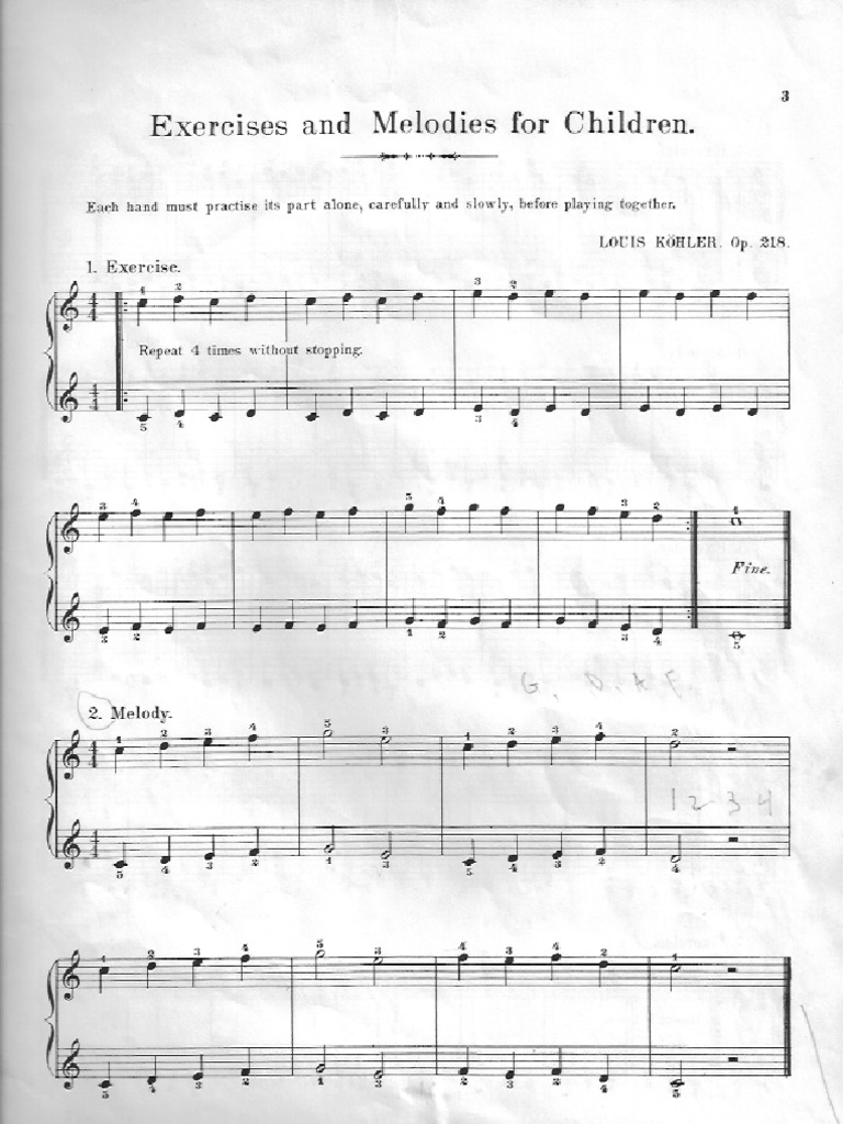 Piano Melodies For Children PDF