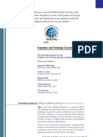 A Systems View Towards More Sustainable Irrigation Design