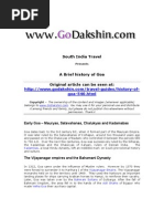 Download A brief History of Goa by Rosh from IFK-Godakshin SN13244145 doc pdf
