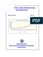 Banking and Financial Statistics - No 58 July 2012