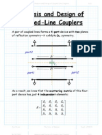 Analysis and Design of Coupled Line Couplers