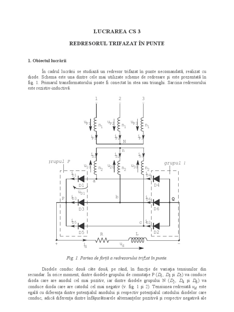 tool Anesthetic piano Redresor Trifazat in Punte | PDF