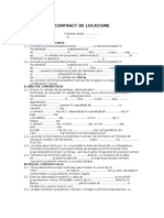 Contractul de Locatiune (Suprafete Locative)