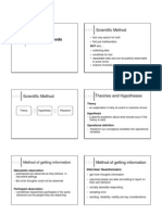 Scientific: Research Methods