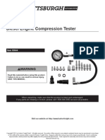 Diesel Engine Compression Tester: Item 93644
