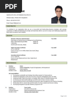 CV of Izazul Haque