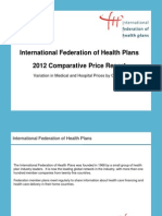 International Federation of Health Plans
2012 Comparative Price Report