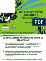 Relaciones adolescentes adultos