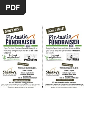 Fundraiser Flyer