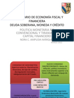 POLITICA MONETARIA NO CONVENCIONAL Y TIRANÍA DEL CAPITAL FINANCIERO