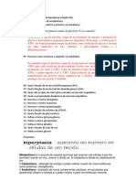 Questionário de Fisiologia Do Exercício