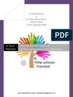 ST Philip Preschool Procedures