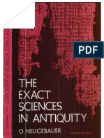 The Exact Sciences in Antiquity