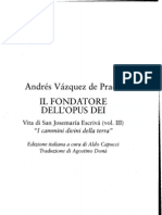 De Prada - Il Fondatore Dell'Opus Dei - Vol III