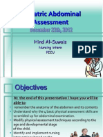 Pediatric Abdominal Assessment: Hind Al-Suwais