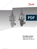 Overflow Valves: Type OFV 20-25 Type OFV-SS 20-25