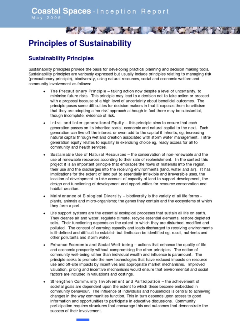 Principles of Sustainability | PDF | Sustainability | Ecology