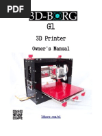 3D Printer: Owner's Manual