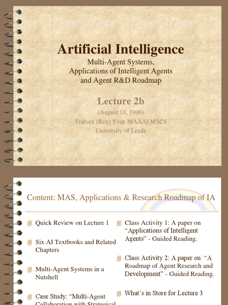 Multi-Agent Systems and AI Applications | PDF | Knowledge ...
