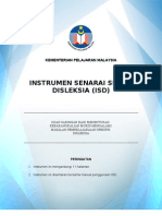 Instrumen Senarai Semak Disleksia (Isd) : Kementerian Pelajaran Malaysia