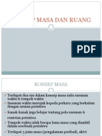 Konsep Masa Dan Ruang