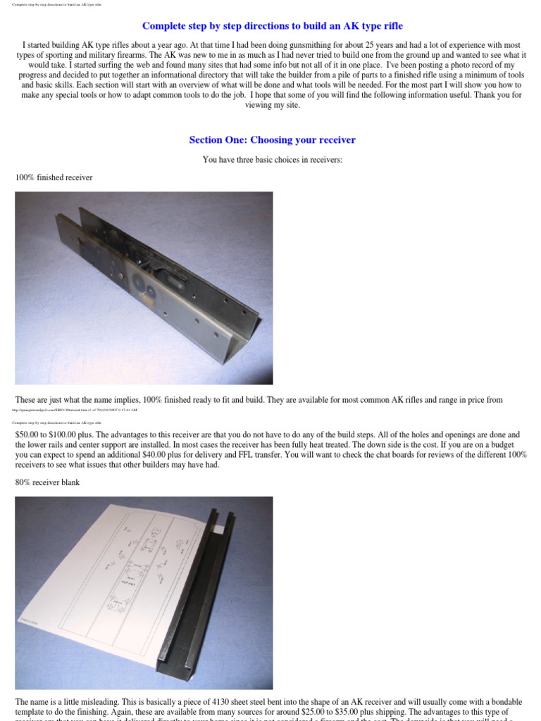 Complete Step by Step AK Building | PDF | Rivet | Screw